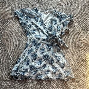 Floral Wrap Dress size S